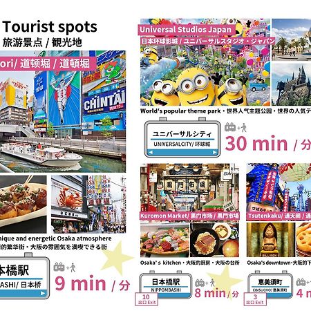 Bijou Suites Naniwa โอซาก้า ภายนอก รูปภาพ